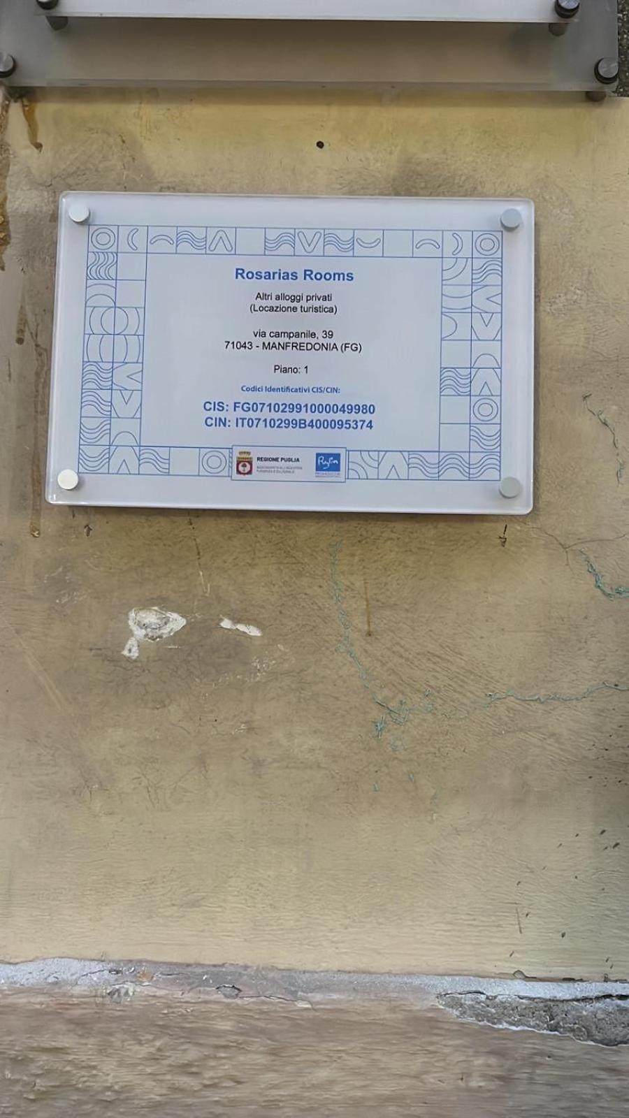 Rosarias Rooms مانفريدونيا المظهر الخارجي الصورة
